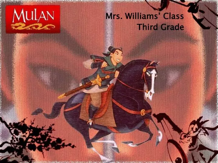 mrs williams class third grade