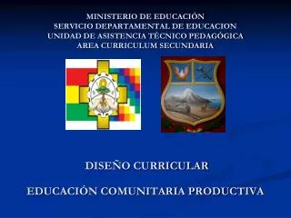1. CARACTERIZACIÓN GENERAL DE LA EDUCACIÓN COMUNITARIA PRODUCTIVA