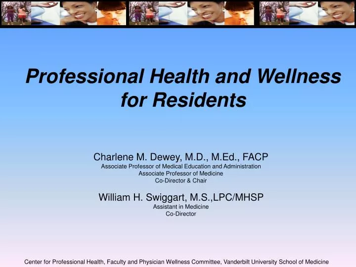 professional health and wellness for residents