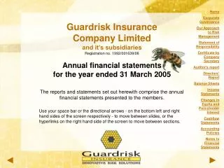 The reports and statements set out herewith comprise the annual financial statements presented to the members.