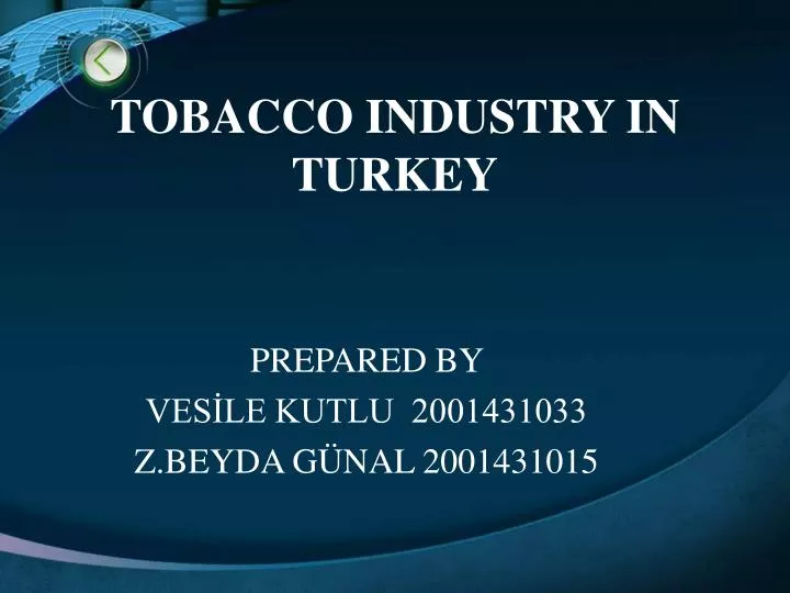 tobacco industry in turkey