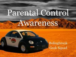 Parental Control Awareness