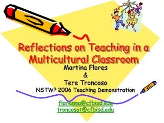 Reflections on Teaching in a Multicultural Classroom