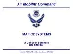 MAF C2 SYSTEMS - slide 1