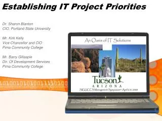 Establishing IT Project Priorities