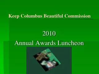 Keep Columbus Beautiful Commission