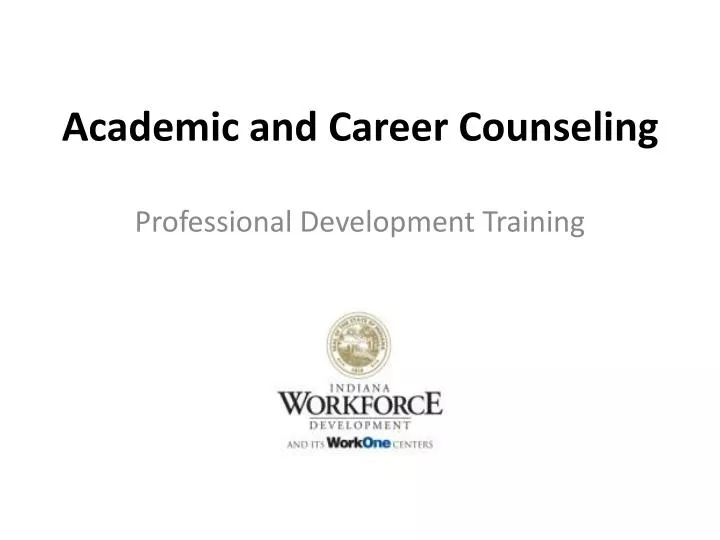 academic and career counseling