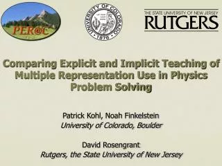 Comparing Explicit and Implicit Teaching of Multiple Representation Use in Physics Problem Solving