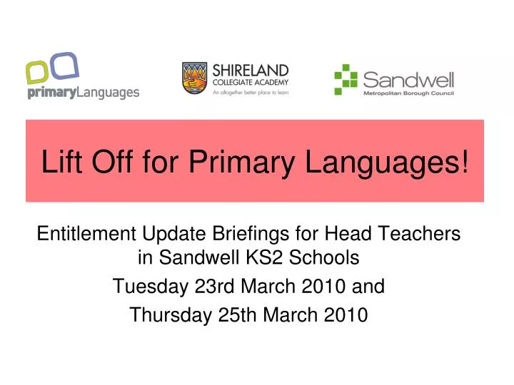 lift off for primary languages