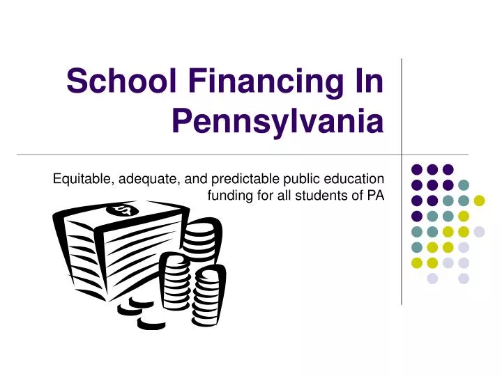 school financing in pennsylvania