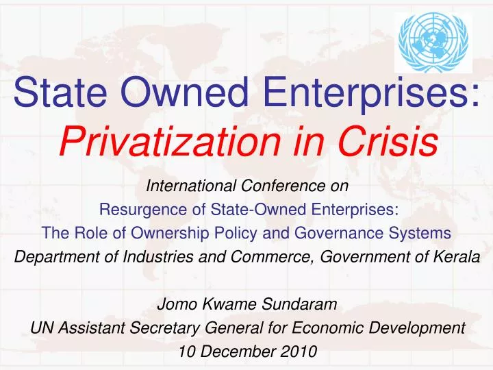 state owned enterprises privatization in crisis