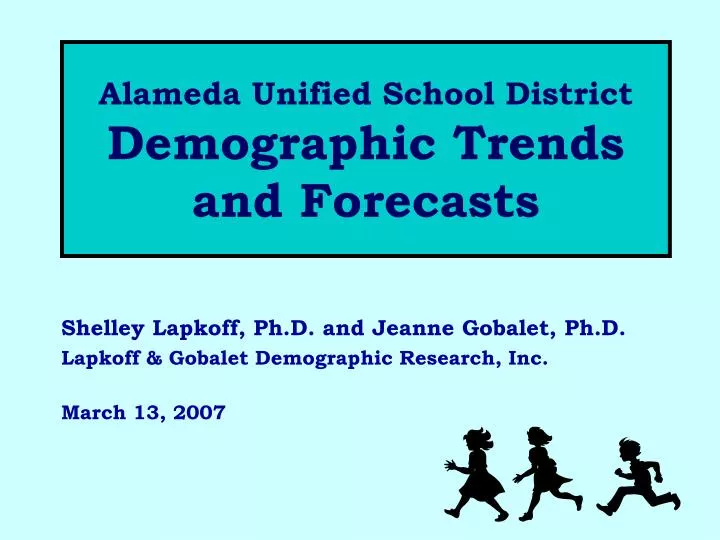alameda unified school district demographic trends and forecasts