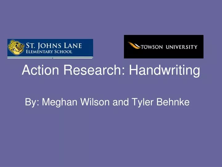 action research handwriting