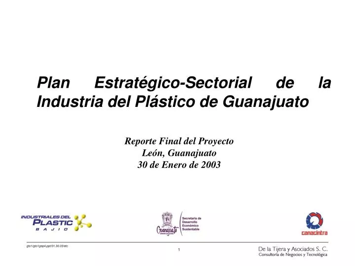 plan estrat gico sectorial de la industria del pl stico de guanajuato