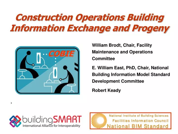 construction operations building information exchange and progeny
