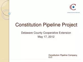 Delaware County Cooperative Extension May 17, 2012