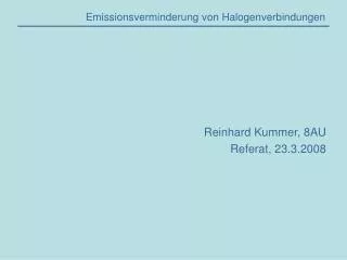 emissionsverminderung von halogenverbindungen