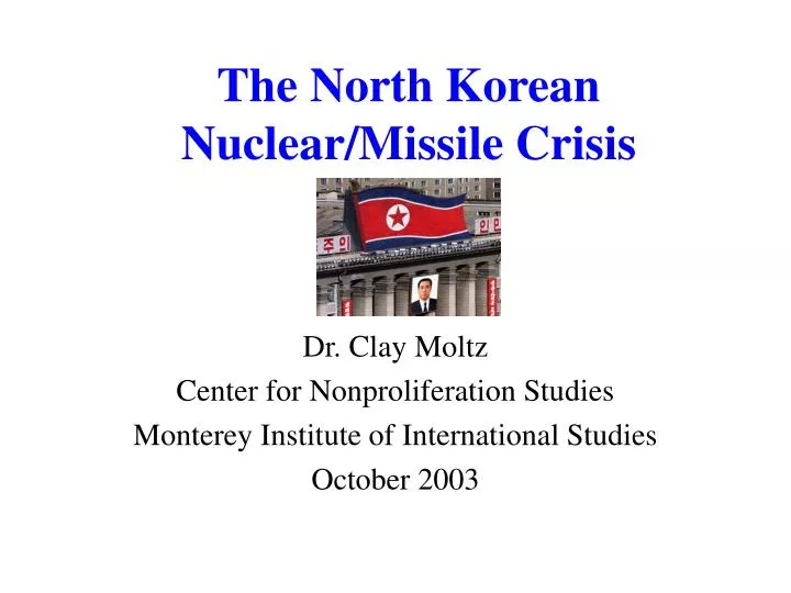 the north korean nuclear missile crisis