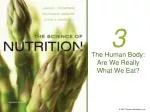 The Human Body: Are We Really What We Eat? - slide 1