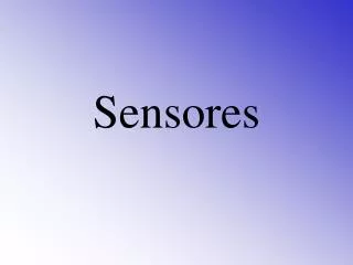 Sensores