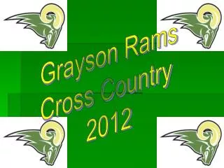 Grayson Rams Cross Country 2012
