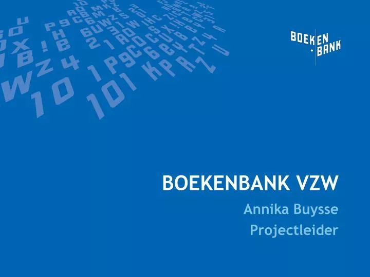 boekenbank vzw