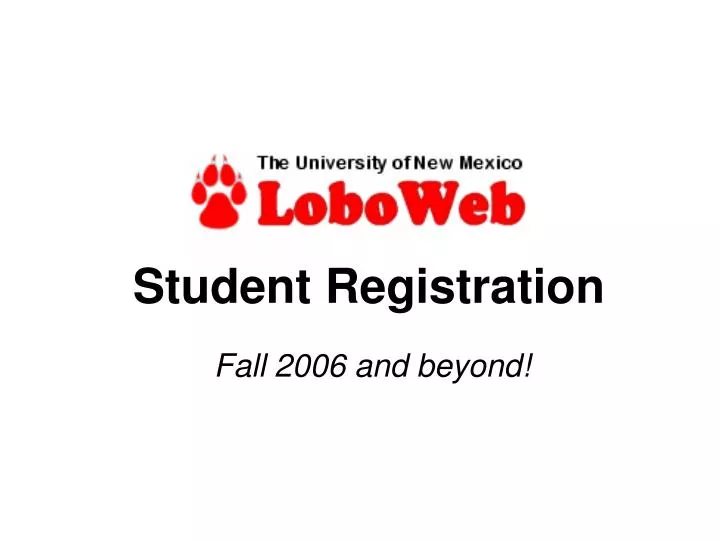 student registration