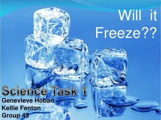 Will it Freeze??