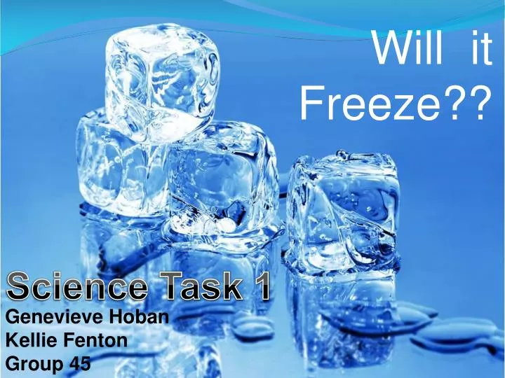 will it freeze