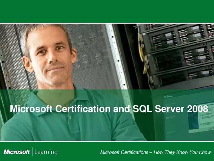 microsoft certification and sql server 2008