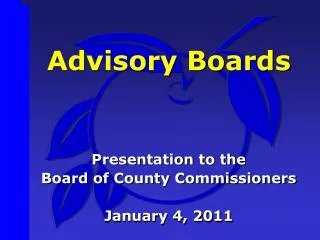 Advisory Boards
