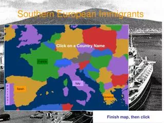 Southern European Immigrants