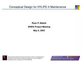 Conceptual Design for HYLIFE-II Maintenance