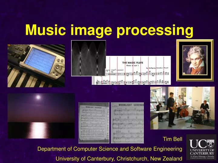 music image processing