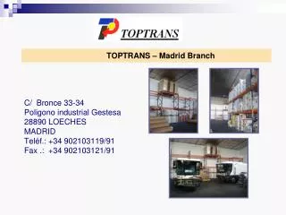 TOPTRANS – Madrid Branch