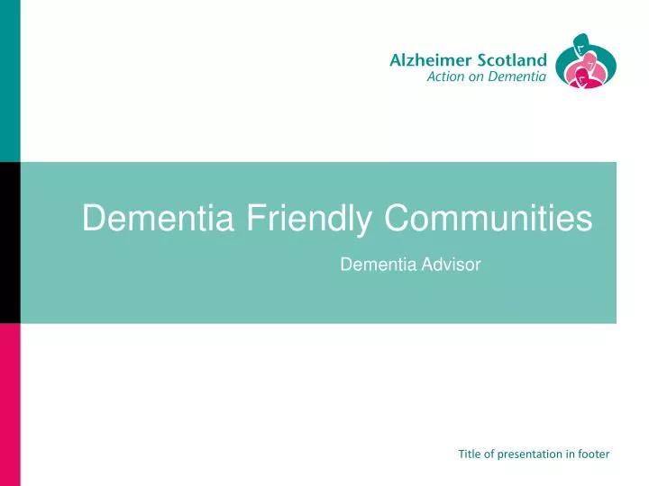 dementia friendly communities