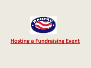 Hosting a Fundraising Event
