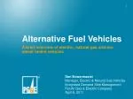 Alternative Fuel Vehicles - slide 1
