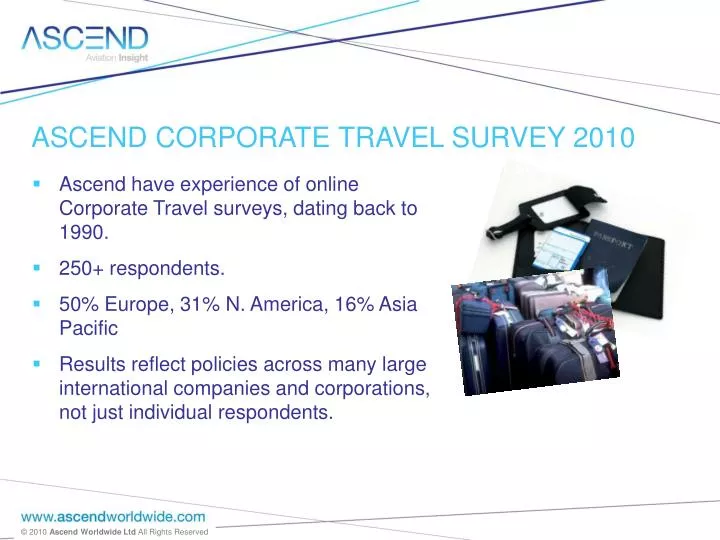 corporate travel survey jan 10