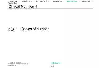 Clinical Nutrition 1