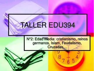 TALLER EDU394