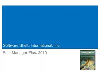 Software Shelf ® International, Inc.