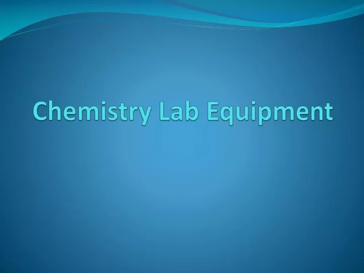 chemistry lab equipment