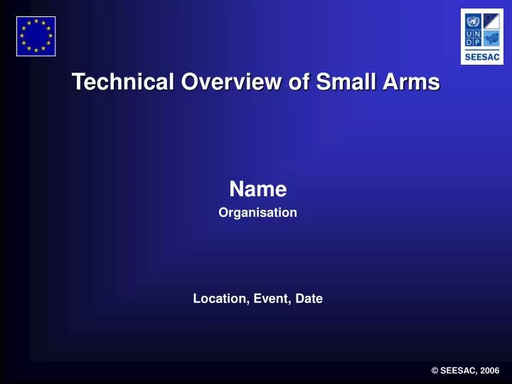 technical overview of small arms