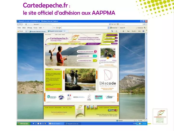 cartedepeche fr le site officiel d adh sion aux aappma