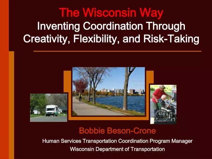 the wisconsin way inventing coordination through creativity flexibility and risk taking