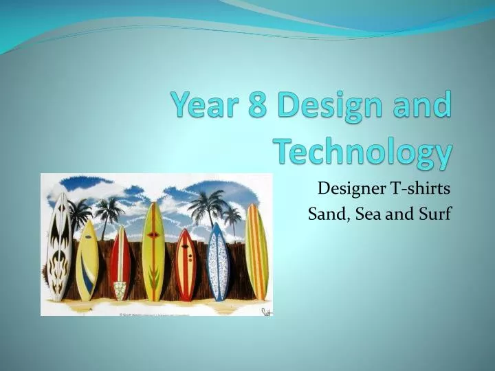 year 8 design and technology