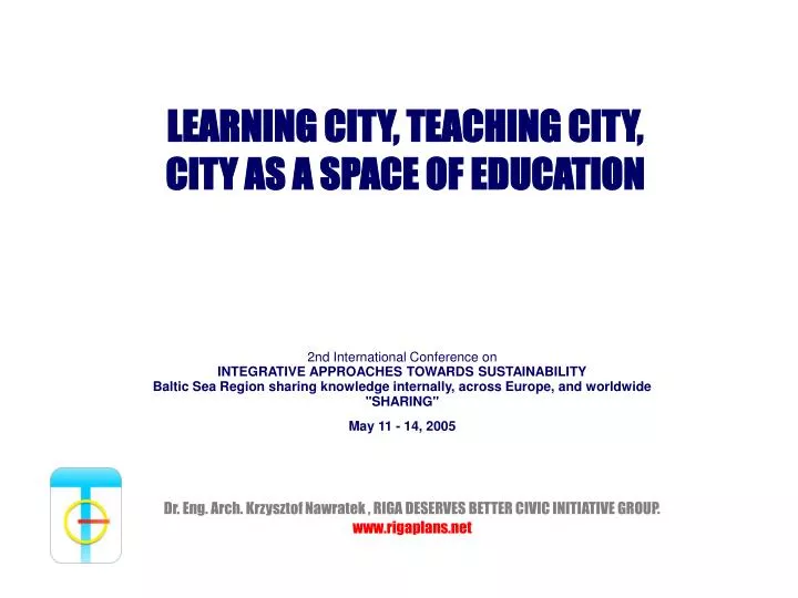 learning city teaching city city as a space of education