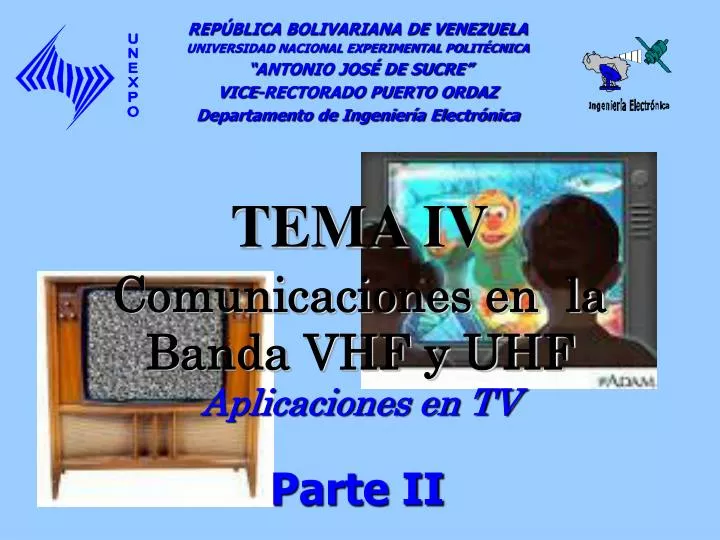 comunicaciones en la banda vhf y uhf aplicaciones en tv