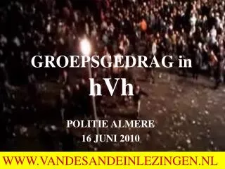 groepsgedrag in hvh